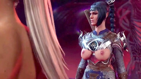Baldur's Gate trio gameplay with a massive futa girl free shemale porn